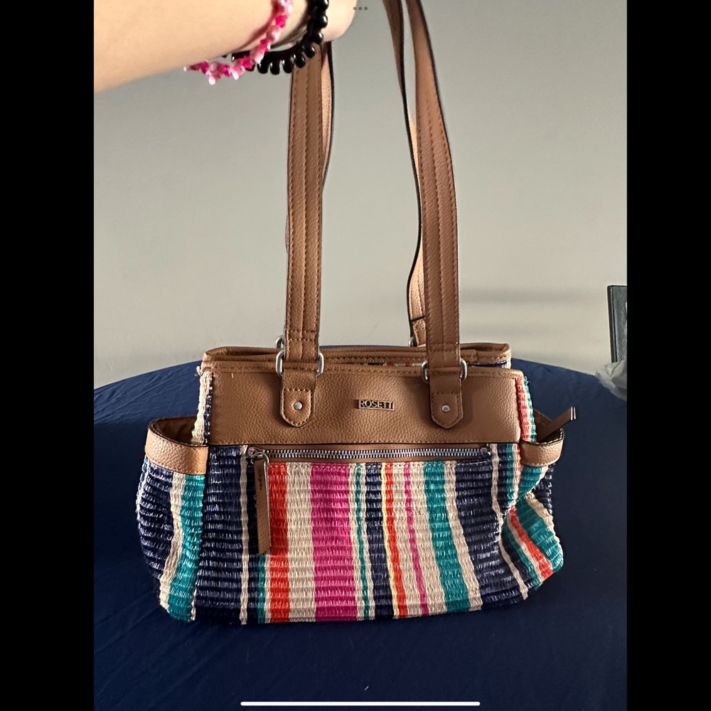 Rosetti Rainbow Striped Shoulder‎ Bag